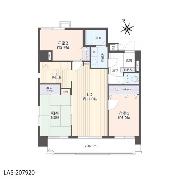 ライオンズマンション箱崎宮前 1101
